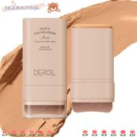 ราคา HGOUGVT รองพื้นครีมปกปิดสูง, แท่งรองพื้นเนื้อแมทกันน้ําสูง Malleable, ครีมรองพื้นกํามะหยี่กันเหงื่อแบบรอยเปื้อนพร้อมแปรง (54658346893)