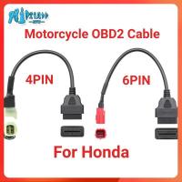 ราคา Rto สายเคเบิลอะแดปเตอร์เชื่อมต่อ OBD 2 OBD 2 OBD2 OBD2 สําหรับรถจักรยานยนต์ Honda Motorbike 4PIN 6PIN to 16PIN OBD 2 ELM327 V1.5 (23784510348)