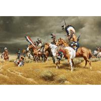 ราคา โปสเตอร์ ภาพวาด อเมริกัน อินเดียแดง Native American Indian POSTER 24”x35” Inch Painting Western V22 (7703778984)