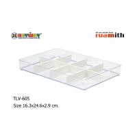 ราคา ถาดใสอเนกประสงค์ อะคริลิคใส Keyway รุ่น TLV-605 (8 ช่อง) (8706964915)