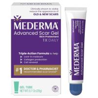 ราคา MedermaAdvancedScarGel-TreatsOld&NewScars,ReducesAppearanceofScarsจากสิว,Surgry,Burns,Injury&StrettchMarks,0.70Oz(20g) (51758920712)