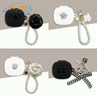 ราคา Suitable for EarFun Air Pro4 Case Charm Bracelet Camellia Flower Pendant Silicone Soft Case EarFun Air Pro4 Shockproof Shell Protective Cover Cute Angel Pearl Keychain (44659380257)