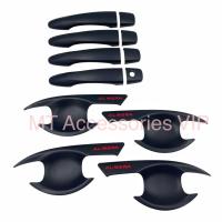 ราคา เบ้ากันรอย ครอบมือจับ นิสสัน อัลเมร่า Nissan Almera ปี 2020-2025 สีดำโลโก้แดง (6418682746)