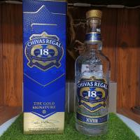 ราคา Vỏ chai rượu ngoại Chivas 18 năm New 700mL Xuất xứ Scotland trưng bày decor tủ kệ (chai rỗng) (45404479684)
