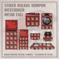 ราคา MESIN สติ๊กเกอร์ ตู้เย็น เตา เครื่องซักผ้า ประตูหลอด หม้อหุงข้าว ลายตัวละคร Animation Up มินเนี่ยน ทอม เจอร์รี่ สติช พูห์ (54656174543)