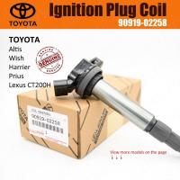 ราคา 100% ต้นฉบับTOYOTA IGNITION PLUG COIL 90919-02258 สําหรับToyota Altis Wish Harrier Prius Lexus CT200H (40651576164)