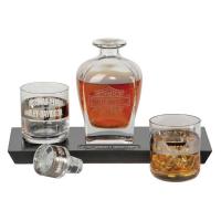ราคา ชุดเซทขวดเหล้า Harley-Davidson® Bar & Shield Logo Glass Decanter & Whiskey Glasses Set - 23 oz. (51008333414)