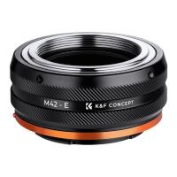 ราคา อะแดปเตอร์ K&F Concept M42-E IV สําหรับเลนส์ M42 Series ไปยังกล้องเมาท์ Sony E Series (24869138184)