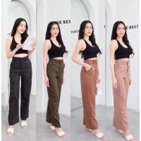 ราคา กางเกงเอวสูงใส่เที่ยว ใส่ทำงาน (23521725877)