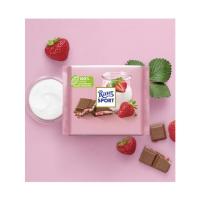 ราคา Ritter Sport Chocolate 100(G) Milk Chocolate with Yogurt Strawberry ช็อกโกเเลต ขนาด 100 กรัม (24536154679)