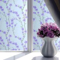 ราคา UNGU Evanurita ดอกไม้สีม่วงสาขาสติกเกอร์แก้ว 45x100 ซม.Santlast สติกเกอร์กระจกหน้าต่างกระจกฝ้า (40055799067)