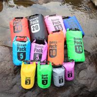 ราคา ocean pack เป้กันน้ำ ถุงทะเล กันน้ำ เป้สำหรับท่องเที่ยว กระเป๋ากันน้ำ ถุงกันน้ำ 5L 10L 15L 20L สี่สเปคหกสีG3017 (28820317322)