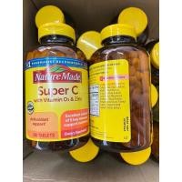 ราคา (กรุณาสอบถาม) วิตามินนำเข้าจากอเมริกาแท้Nature Made Super C Immune Complex with Zinc Tablets 200 Tablets (8984466630)