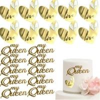 ราคา Luxury Queen-Themed Acrylic Cake Topper - Goddess Day & Birthday Party Dessert Decor (50155841199)