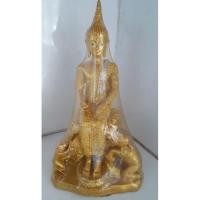 ราคา พระพุทธรูปสีทองเนื้อเรซิ่น ปางป่าเลไลย์ (2319531087)