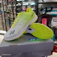 ราคา (สินค้ามือสอง) YONEX รองเท้าแบดมินตัน รุ่น AERUS Z2 WEX Gray Yellow (Wide) Size 41 สินค้าแท้ซื้อจาก Yonex Thailand (28904035810)