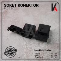 ราคา [ KELFINMOTOR ] Fuse House 045U / Fuse Socket / Fuse Socket 706 Black (Empty) (40479786387)