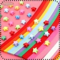 ราคา BEBETTKISS 540PCS Star Paper Strip, Double Side Gradient Color Star Origami Paper, คุณภาพสูง DIY Handmade Art Craft กระดาษ uky Stars กระดาษพับเด็กของขวัญ (28944634731)