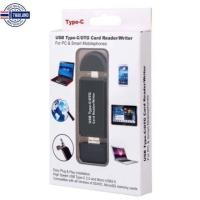ราคา SD Card Reader USB 2.0 OTG Micro USB Type C Card Reader Lector SD Card ReaderสำหรัMicro SD TF USB Type-C OTG Cardreader (21593058991)