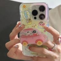 ราคา ✨NEW✨เคสไอโฟน 14 Pro Max 13 12 11 เคส for iPhone 13 เครยอนชินจัง griptok พกง่ายๆ การป้องกันการตก Case (22859561999)