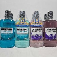 ราคา (750ml.1+1) Listerine ลิสเตอรีน น้ำยาบ้วนปาก 750มล. แพ็คคู่ listerine cool mint zero total care (27503778272)