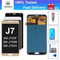 ราคา 5.5 "จอแสดงผล LCD สําหรับ Samsung Galaxy J7 2015 J700 J700F J700H/DS J700M SM-J700K Touch Screen Digitizer Assembly (27990953074)