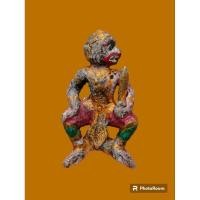 ราคา หนุมานไม้แกะลงสีฝุ่นหลวงปู่บุญวัดกลางบางแก้ว (25660830622)