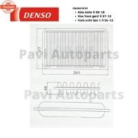 ราคา กรองอากาศ Toyota Altis year 08-18, Vios gen2 year 07-13, Yaris Gen 1 year 04-12 ยี่ห้อ Denso (40874908107)