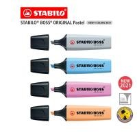 ราคา [Official Store] STABILO สตาบิโล Boss Original Pastel ปากกาไฮไลท์ ปากกาเน้นข้อความ สีพาสเทล 4 สีสีละ 1 ด้าม (12001112024)