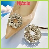 ราคา NICCIO Charm Buckle,คริสตัล Rhinestones รองเท้าคลิป,แฟชั่นรองเท้าเจ้าสาวแบบถอดได้สําหรับรองเท้าส้นสูง (41729854758)