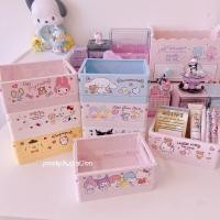 ราคา กล่อง Sanrio จัดระเบียบ ลายลิขสิทธิ์การ์ตูนดังน่ารัก มายเมโลดี้ hello kitty pompurin chinamonroll กล่องพับได้ (27700795153)