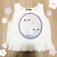 ราคา เสื้อแขนกุดลายแมว (139088472)