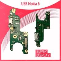 ราคา Nokia 6 /nokia6 อะไหล่สายแพรตูดชาร์จ แพรก้นชาร์จ Charging Connector Port Flex Cable（ได้1ชิ้นค่ะ) Super Display (6315360629)
