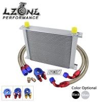 ราคา LZONE - AN10 OIL COOLER KIT 30 ROWS OIL COOLER OIL FILTER ADAPTER STAINLESS STEEL BRAIDED HOSE (40428765994)