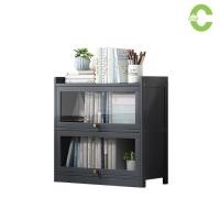 ราคา ตู้เก็บของ ชั้นวางของ Bookshelf ตู้หนังสือกระจก 3ชั้น 4ชั้น 5ชั้น 6ชั้น กันฝุ่น Simple Living (12198142245)