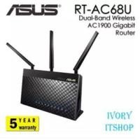ราคา Asus RT-AC68U Dual-Band Wireless AC1900 Gigabit Router/ivoryitshop (1990743072)