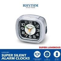 ราคา นาฬิกาปลุก RHYTHM ตั้งโต๊ะสีเงิน ตัวเลขเรืองแสง ฐานกว้าง 9.8 ซม. (45553180180)