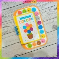 ราคา Color Matching Busy Book Colour Sorting กิจกรรมการเรียนรู้สําหรับเด็กก่อนวัยเรียน (23669194685)
