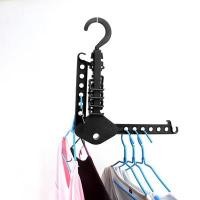 ราคา GANTUNGAN Magic Hanger ไม้แขวนเสื้อแบบพับได้มัลติฟังก์ชั่นไม้แขวนเสื้อแบบพับได้อเนกประสงค์ Shop Store 440 (27040373035)