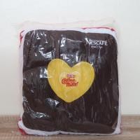 ราคา หมอนอิง คอฟฟี่เมต [ของพรีเมี่ยม] สีน้ำตาลลายหัวใจ (8869901350)