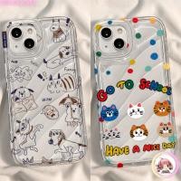 ราคา ส่งจากไทย เคสสำหรับไอโฟน11 การ์ตูนแมวหมาสนุก เคสนิ่มเปลือกหอยเชลล์ For IPhone17 16 15 14 13 11 12Pro Max 6 7 8Plus XR XS (44758638879)