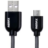 ราคา Remax Quick Charge & Data Cable สายชาร์จ Samsung/Android (สายถัก) (สีดำ) (173201427)