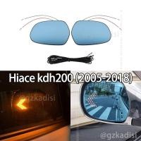 ราคา Toyota hiace kdh200 (2005-2018) กระจกมองหลังไฟฟ้า LED เลนส์สีฟ้า hiace commuter ventury (57357615700)