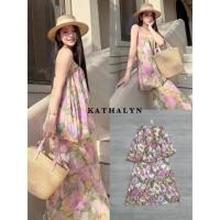 ราคา D4 งานป้าย Kathalyn Set ชุดเซ็ท 2 ชิ้น เสื้อเกาะอก กางเกงขาสั้น ลายดอก สำหรับผู้หญิง เสื้อผ้าแฟชั่นผู้หญิง ไซส์ S-L (49559587899)
