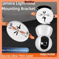 ราคา BESTOUR ขายึดรูกล้อง, ฐานรอกแบบเอียงแบบ Snap-on Tilt Downlight Hole Camera Mount Bracket, ขายึดติดผนังประหยัดพื้นที่สําหรับ Ezviz TP-LINK (54507423550)