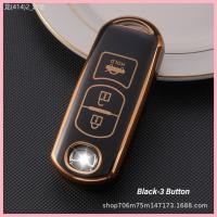 ราคา 【2015-2025】 เหมาะสำหรับ Mazda 3 Angkesai TPU Gold Edge Key Case 3 คีย์ Gold Edge ฝาครอบคีย์แบบรวมเต (40024605521)