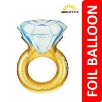 ราคา ลูกปัดฟอยล์ BALLOON DIAMOND RING 14INCH (23568980937)