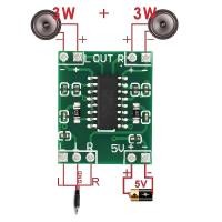 ราคา 1/5PCS PAM8403 Super Mini Digital Amplifier Board 2 * 3W Class D Digital Amplifier Board ที่มีประสิทธิภาพ 2.5 ถึง 5V USB Power Supply (28393202283)