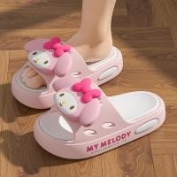 ราคา ทํานอง รองเท้าแตะหญิงน่ารักการ์ตูนในร่มบ้านก้าวบนอึรู้สึกสามารถสวมใส่นอก ซานริโอ รองเท้าแตะสุภาพสตรีฤดูร้อน 330 (51107996957)