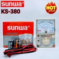 ราคา SUNWA KS-380 Multimeter มัลติมิเตอร์เข็ม มิเตอร์วัดไฟ มัลติมิเตอร์แบบอนาล็อก มิเตอร์วัดไฟแบบเข็ม (9512910207)